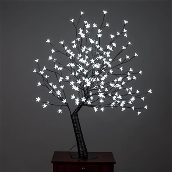 Hi-Line Gift Ltd. Outdoor Cherry Blossom Tree with 200 White LED