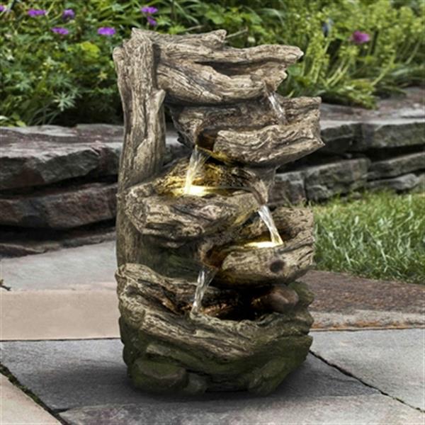 HI-LINE GIFT LTD. Hi-Line Gift Multi Level Branches Fountain with 2 LED ...