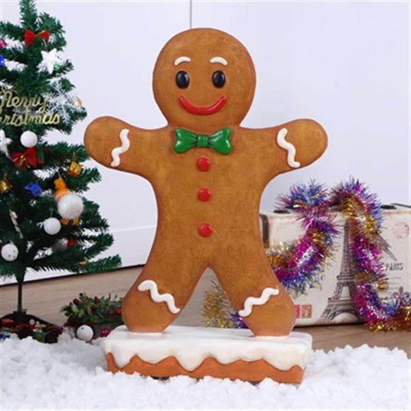 Hi-Line Gift Ltd. Gingerbread Boy Statue,85180-A