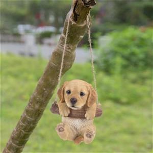 Hi-Line Gift Ltd. Hanging Golden Retriever Puppy,87704-I