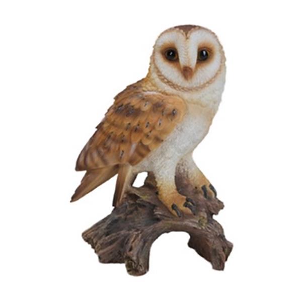 Hi-Line Gift Ltd. Barn Owl on Stump,87767-E | RONA