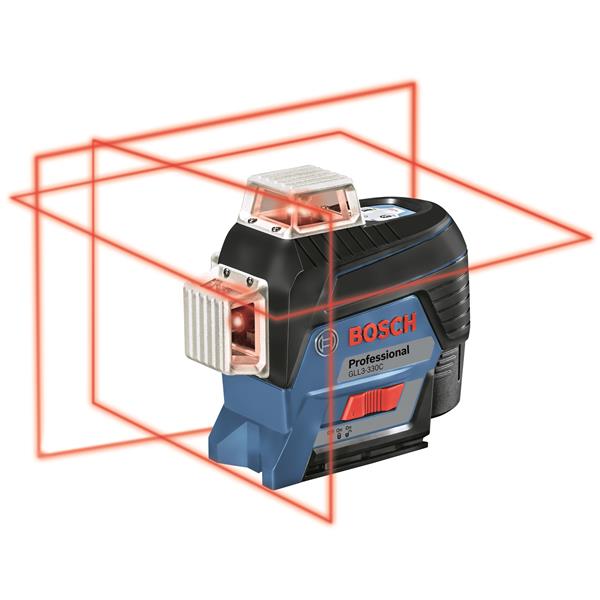 Bosch Connected Red Beam Three Plane Leveling GLL3 330C RONA