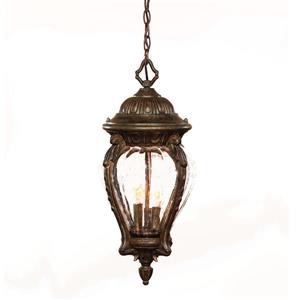Acclaim Lighting Nottingham Outdoor Lantern - 3 Lights - Black