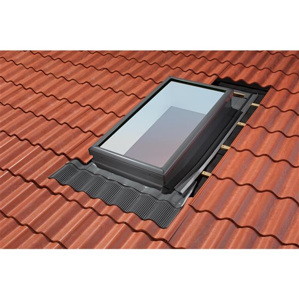 Velux Curb Mount for 34-width High-Profile Tile Roof Flashing Kit