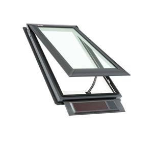 Velux Solar Venting Deck Mount Skylight - 21.5-in x 27.38-in