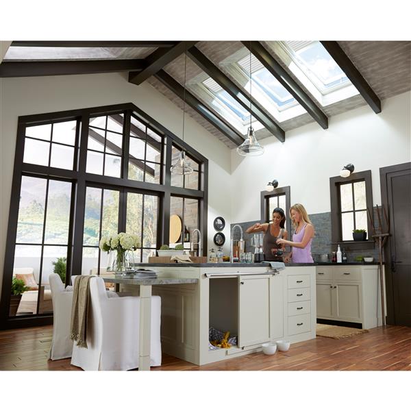 Velux Electric Venting Deck Mount Skylight - 30.56-in x 38.38-in