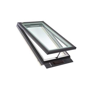 Velux 22.5-in x 46.5-in Solar Venting Curb Mount Skylight