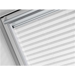 Store filtrant de lumière à énergie solaire blanc VELUX pour puits de lumière FS M08