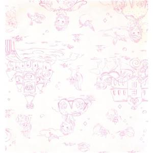 York Wallcoverings Kids Wallpaper for Boys and Girls - Cream