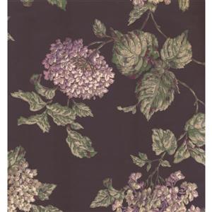 York Wallcoverings Floral Colourful Wallpaper - Violet