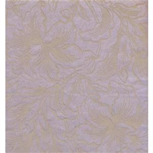 York Wallcoverings Floral Colourful Wallpaper - Violet