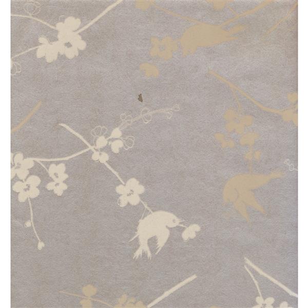 York Wallcoverings Floral Colourful Wallpaper - Violet