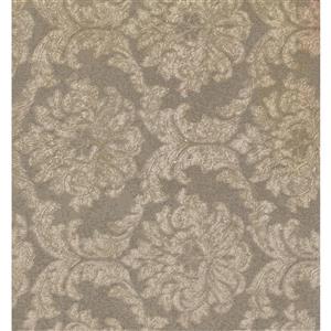 York Wallcoverings Damask Traditional Wallpaper - Brown/Beige