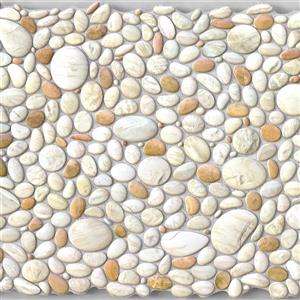Retro Art 3D Retro Wall Panel - PVC - 39" x 25" - Pearl, Brown