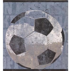 York Wallcoverings Soccer Ball Wallpaper Border