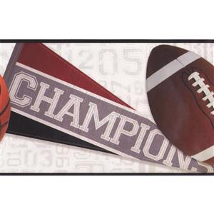 York Wallcoverings Football Champions Wallpaper Border