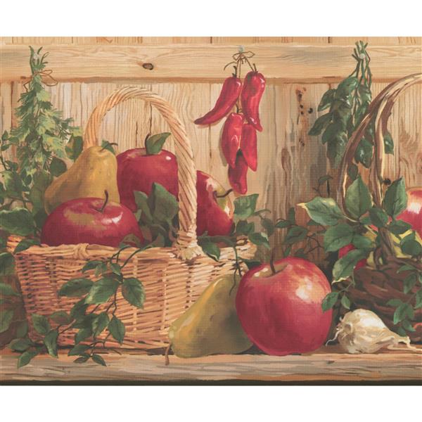 York Wallcoverings Garden Basket Kitchen Wallpaper | RONA