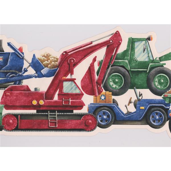 Retro Art Kids Truck Wallpaper Border | RONA