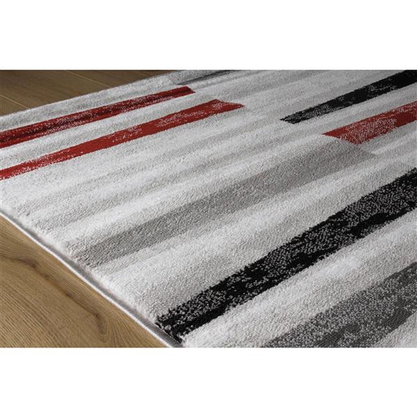 Kalora Platinum Geometric Rug - 5' x 8' - White | RONA