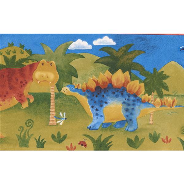 Chesapeake Cartoon Dinosaur Wallpaper Border - 15' x 7