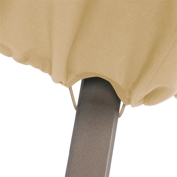 Classic Accessories Terrazzo Stackable Patio Chair Cover - Polyester - Beige