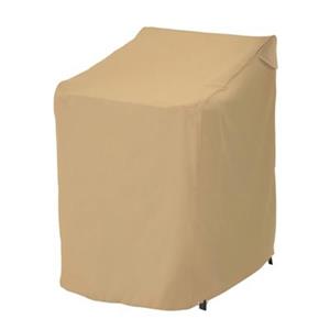 Classic Accessories Terrazzo Stackable Patio Chair Cover - Polyester - Beige