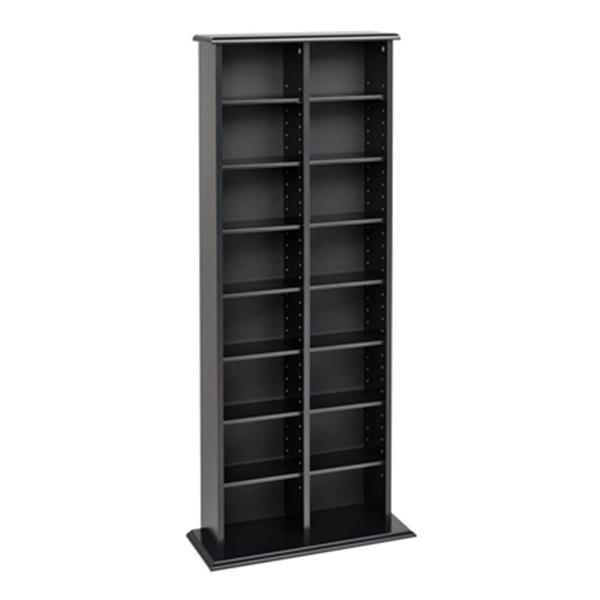 Prepac Furniture Double Multimedia Storage Tower