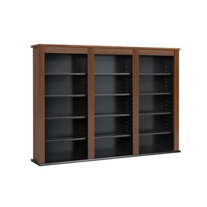 Prepac Furniture Triple Wall Mounted Multimedia Storage