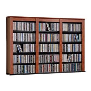 Prepac Furniture Triple Wall Mounted Multimedia Storage