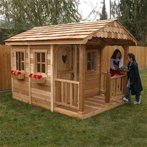 Outdoor Living Today SP69 6-ft x 9-ft Cedar Sunflower Playho