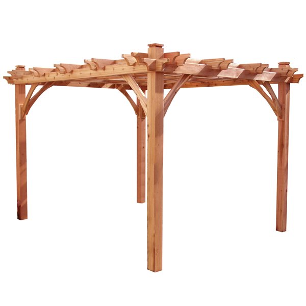 Outdoor Living Today BZ810 8-ft x 10-ft Cedar Breeze Pergola