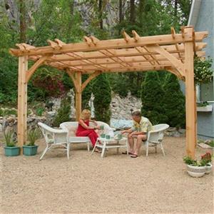 Outdoor Living Today BZ1012 10-ft x 12-ft Cedar Breeze Pergo