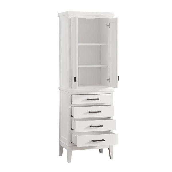 Avanity Madison Linen Tower - 24-in x 71-in x 16-in - White