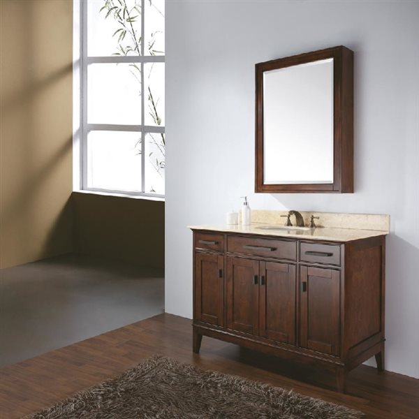 Avanity Madison 48-in Bathroom Vanity with Countertop and Un