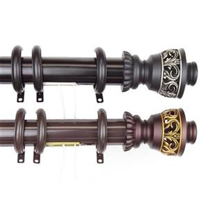 Rod Desyne Elite Lattice Decorative Traverse Rod with Rings