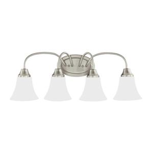 Sea Gull Lighting Fluorescent Holman 3 Light Wall Bathroom