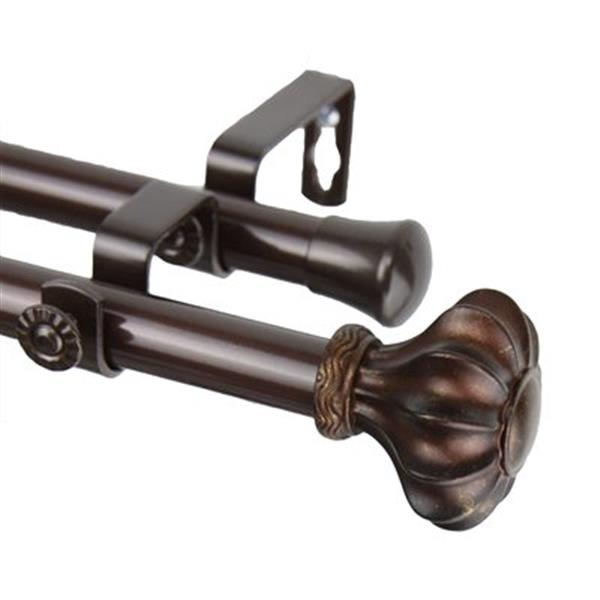 Rod Desyne Flair Double Curtain Rod,4703-997