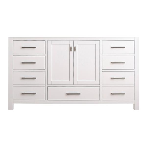 Avanity Modero 60-in White Bathroom Vanity Cabinet