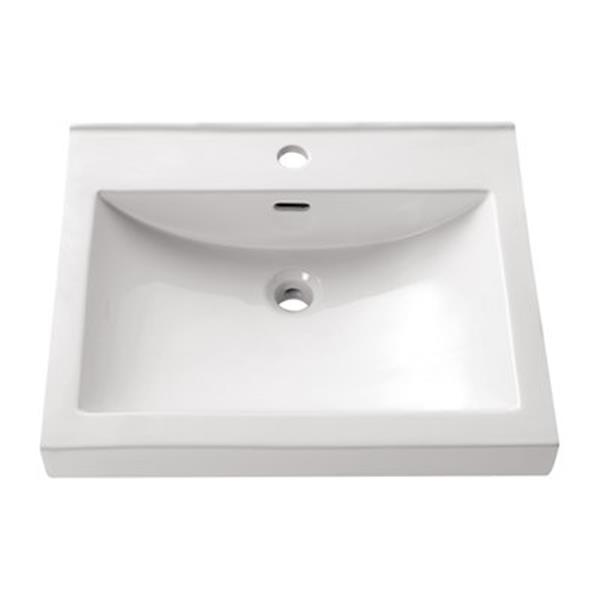 Avanity 21.7-in Rectangular Semi Recessed Sink,CVE550RE