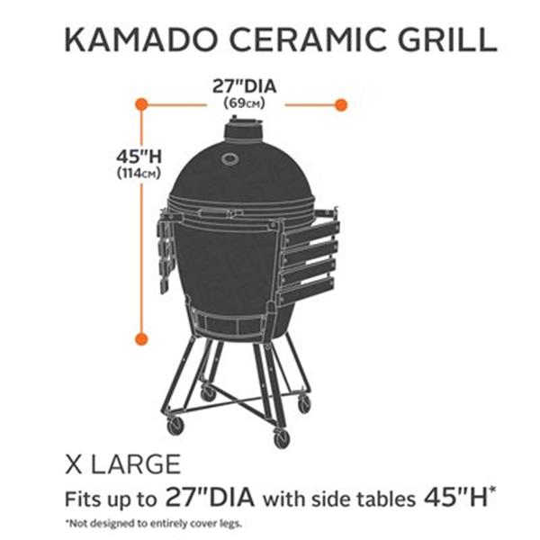 Classic Accessories 5521 Hickory Kamado Ceramic Grill Cover RONA