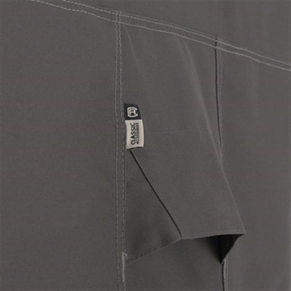 Classic Accessories Ravenna 50-in Patio Bench Cover - Polyester - Dark Taupe