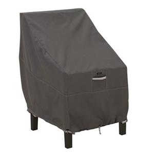 Classic Accessories Ravenna 25.5-in Patio Chair Cover - Polyester - Dark Taupe