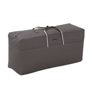 Classic Accessories Ravenna Dark Taupe Polyester Patio Cushions and Cover Storage Bag