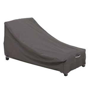 Classic Accessories Ravenna 66-in Patio Day Chaise Lounge Cover - Polyester - Dark Taupe
