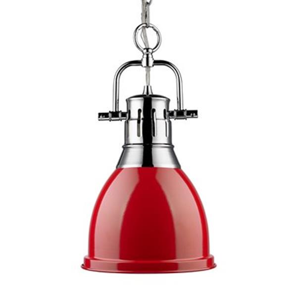 Golden Lighting 3602-S Duncan 1 Light Mini Pendant,3602-S CH