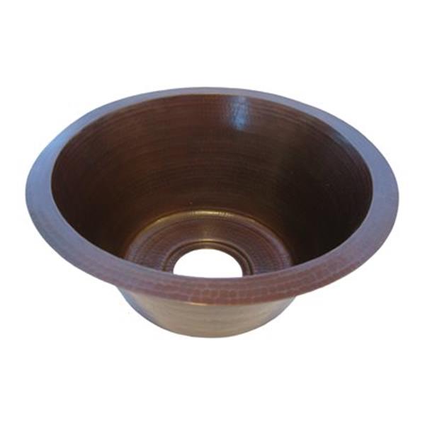 Novatto TCB-001AN Managua Round Copper Bar and Prep Sink wit