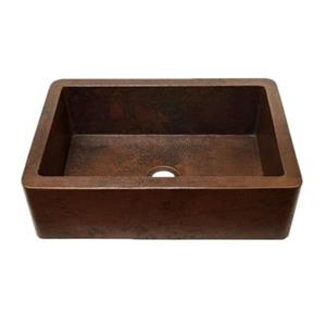 Novatto Farmhouse Copper Kitchen Sink-TCK-001AN