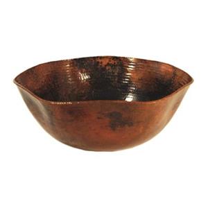 Novatto Andulusia Pentagon Shaped Copper Bath Vessel Sink,TC