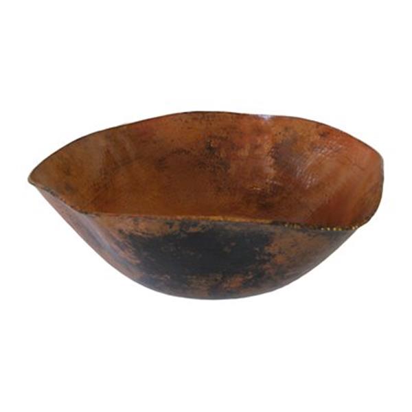 Novatto Andulusia Pentagon Shaped Copper Bath Vessel Sink,TC