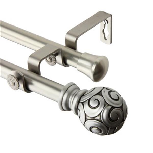 Rod Desyne Bonbon Double Curtain Rod,4717-995